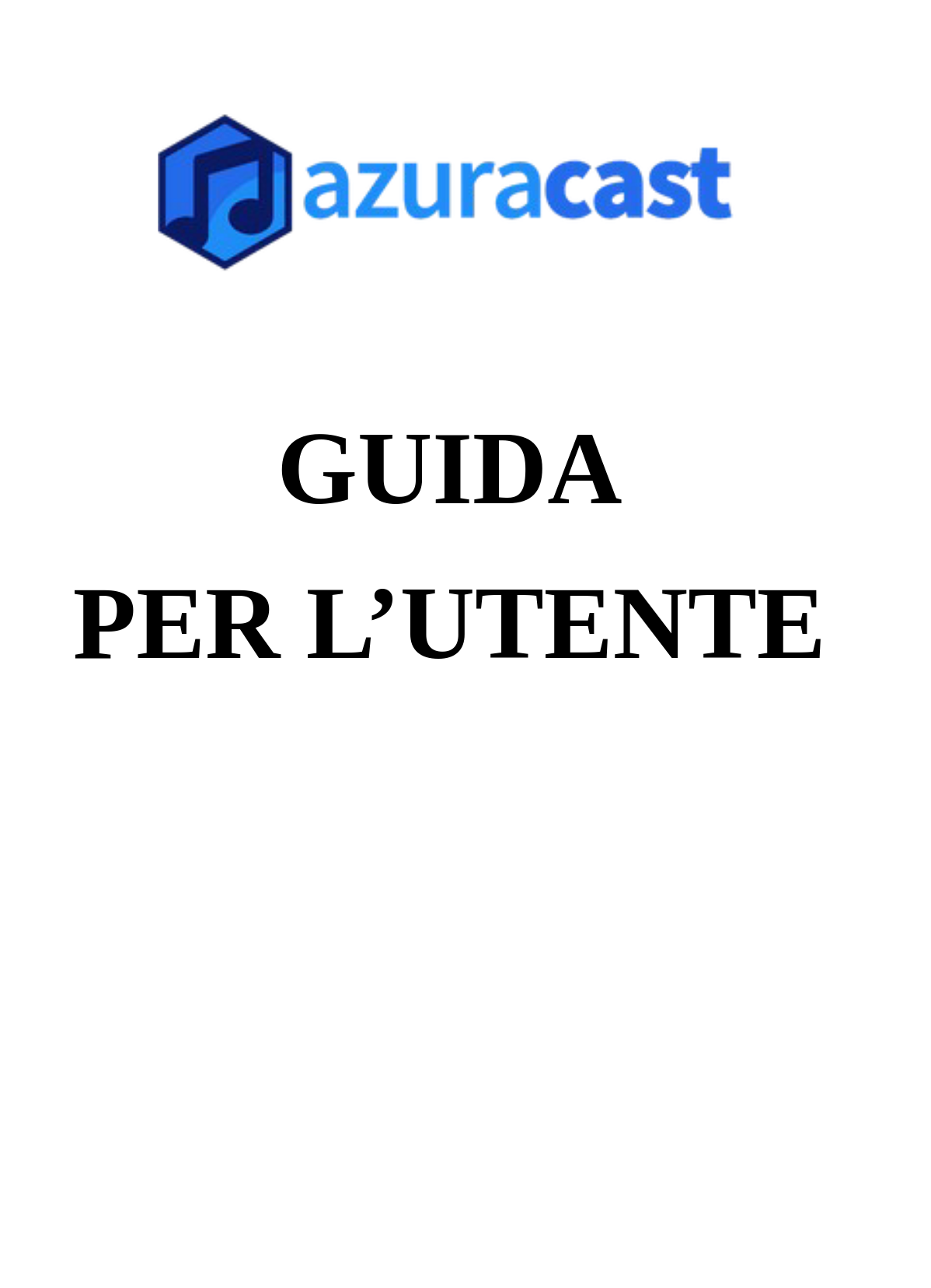 Azuracast - Utente