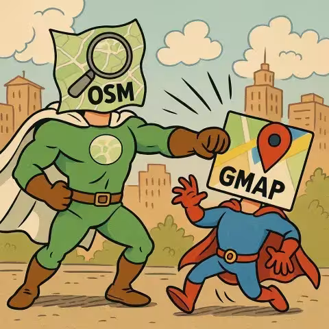osm vs gmap